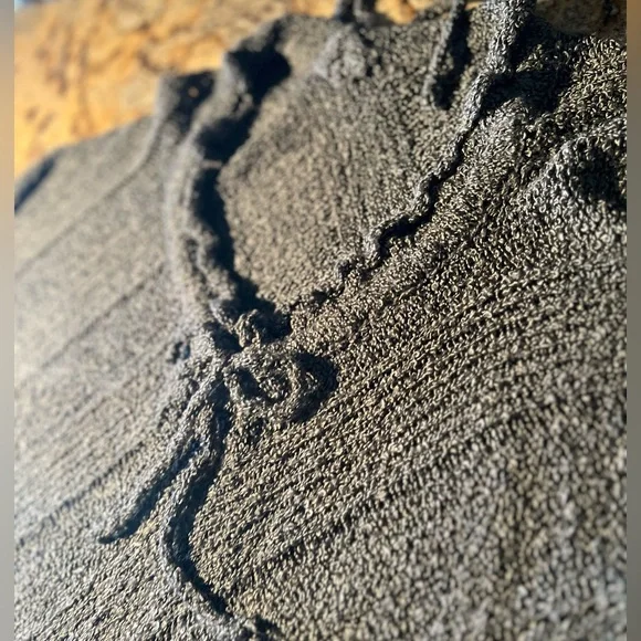 BELLA BERRY AGRAY NITTED PONCHO - Picture 7 of 7